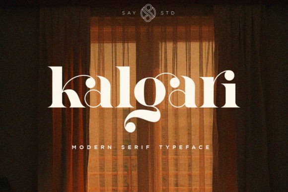 Discover Kalgari: A Modern Serif with Bohemian Soul