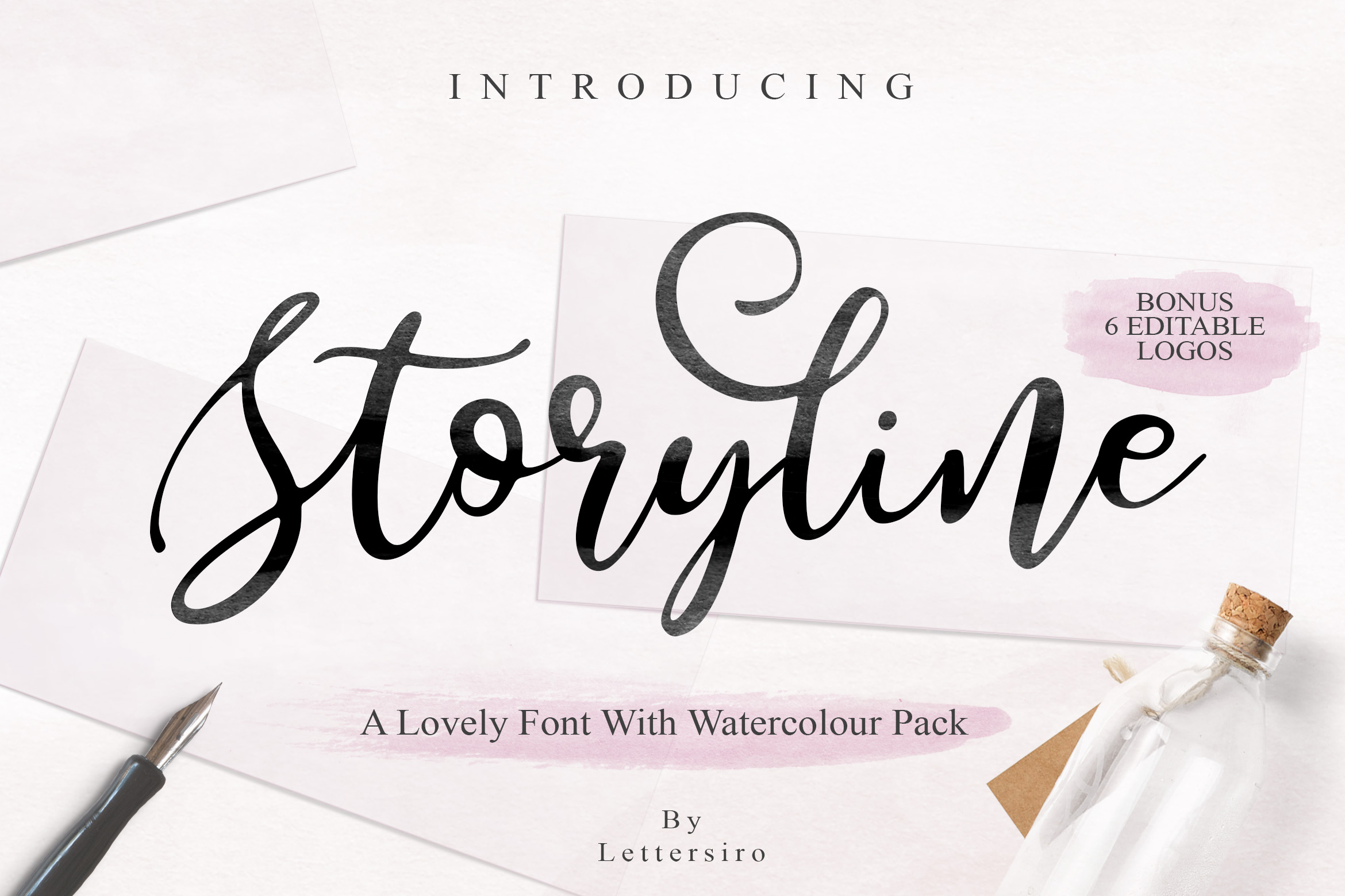 Discover the Elegant Versatility of the Storyline Font Duo