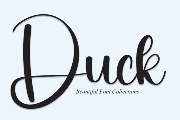 Discover the Playful Spirit of the Duck Font