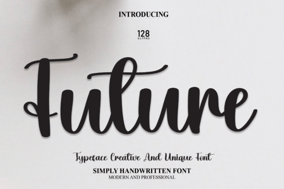 Future: An Exquisite Handwritten Font for Modern Designs