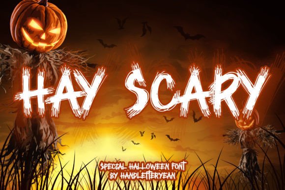 Hay Scary: A Typeface for Unforgettable Halloween Designs