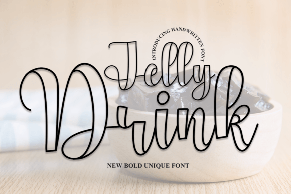 Jelly Drink: A Fresh Take on Handwritten Typography
