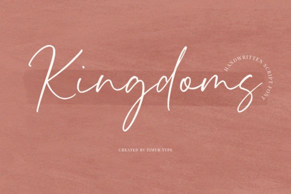 Kingdoms: The Handcrafted Font for Authentic Branding