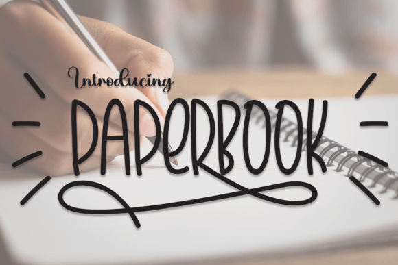 Paperbook: A Handwritten Typeface for Every Creative Project